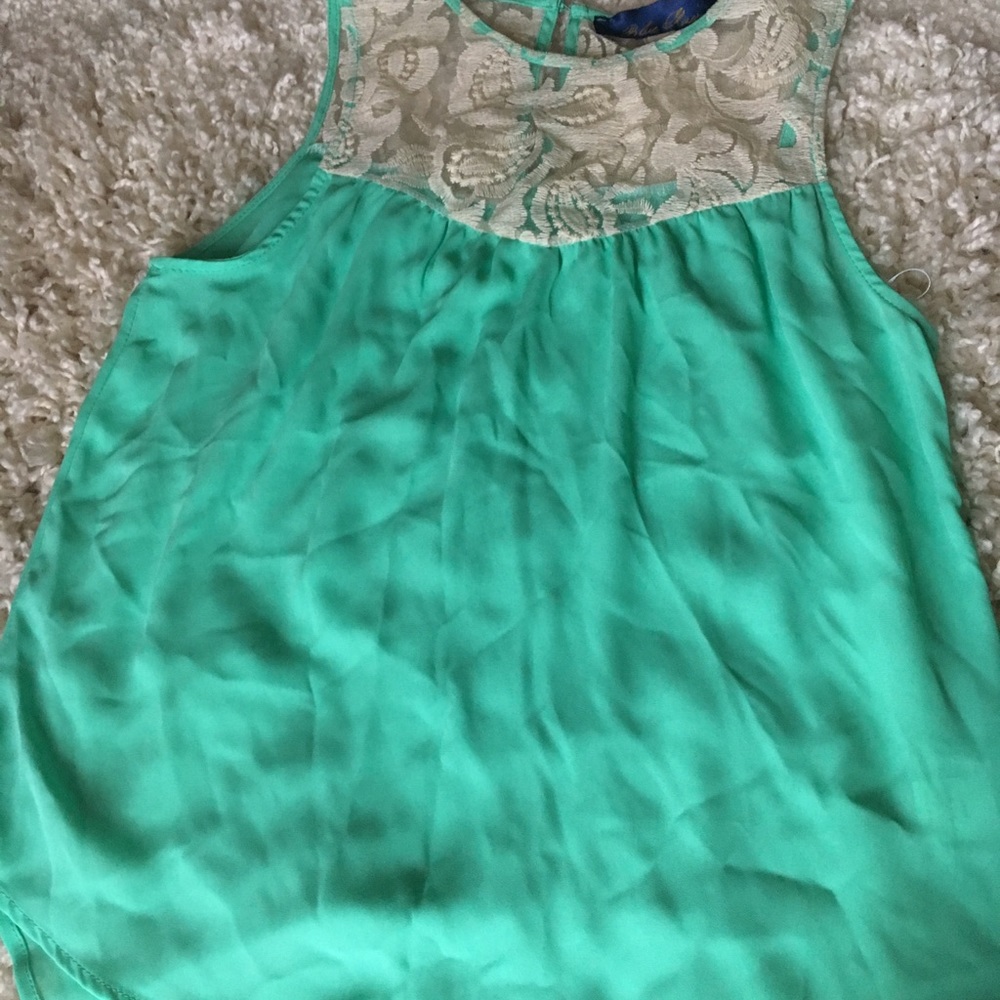 Blue Rave size small sleeveless top